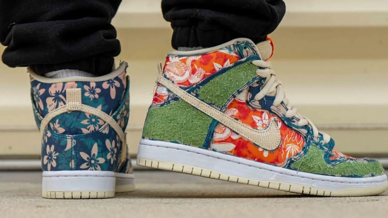 Tear-Away Details Feature on the Nike SB Dunk High 