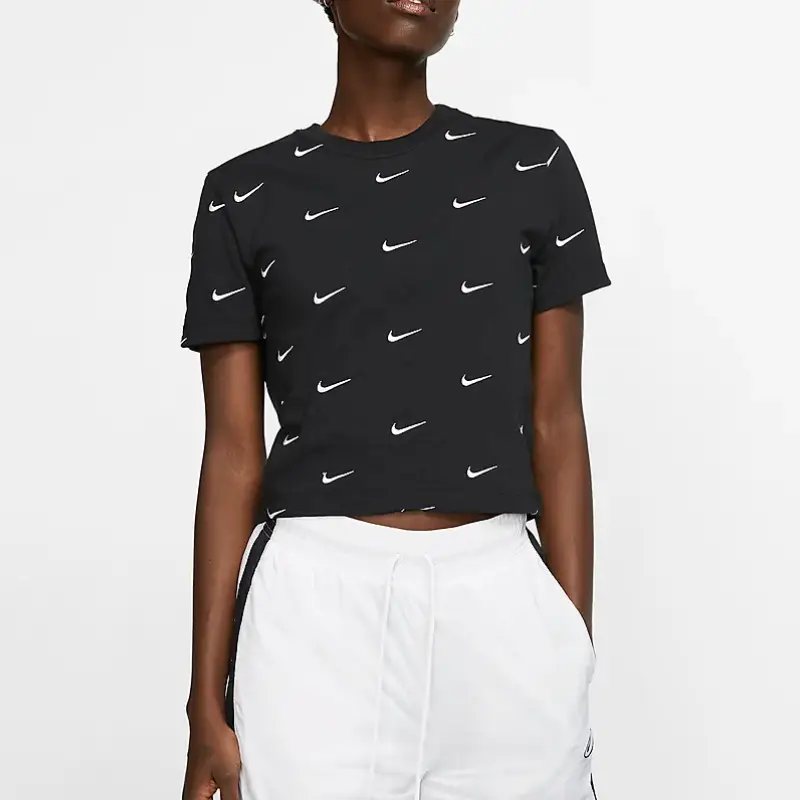 Nike Swoosh Logo T-Shirt Black