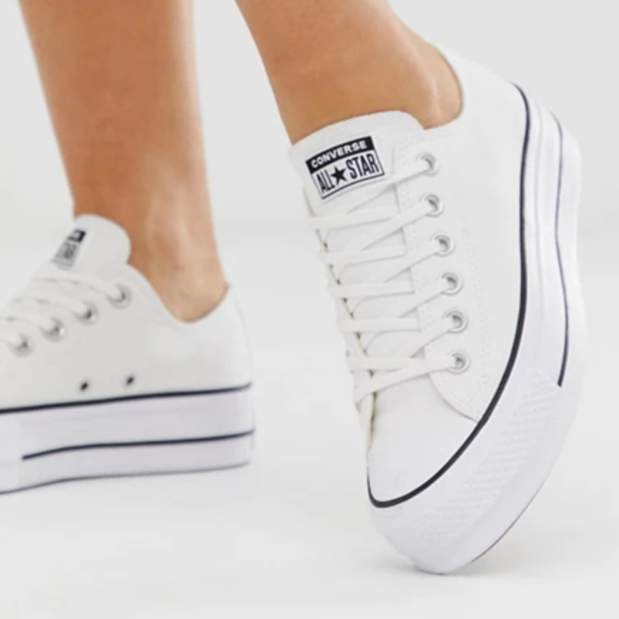 Converse Platform Low White