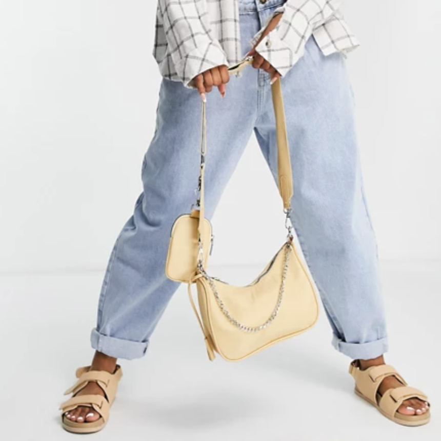 Ego Nylon Bag Beige