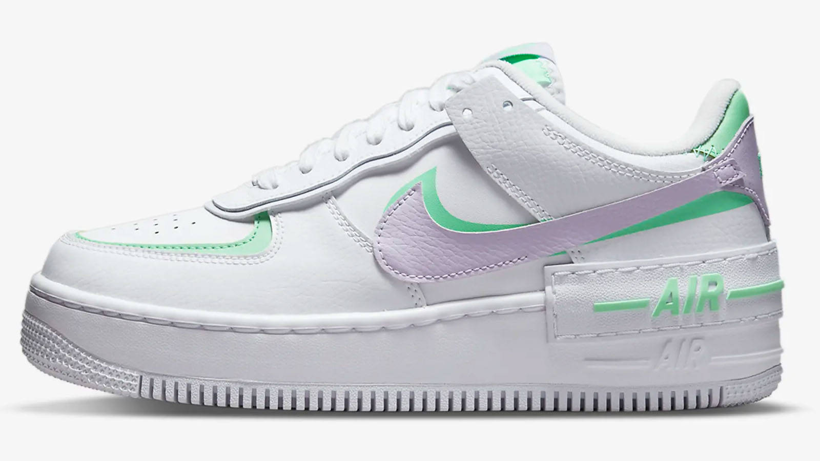 shadow green purple AF1 nike listicle