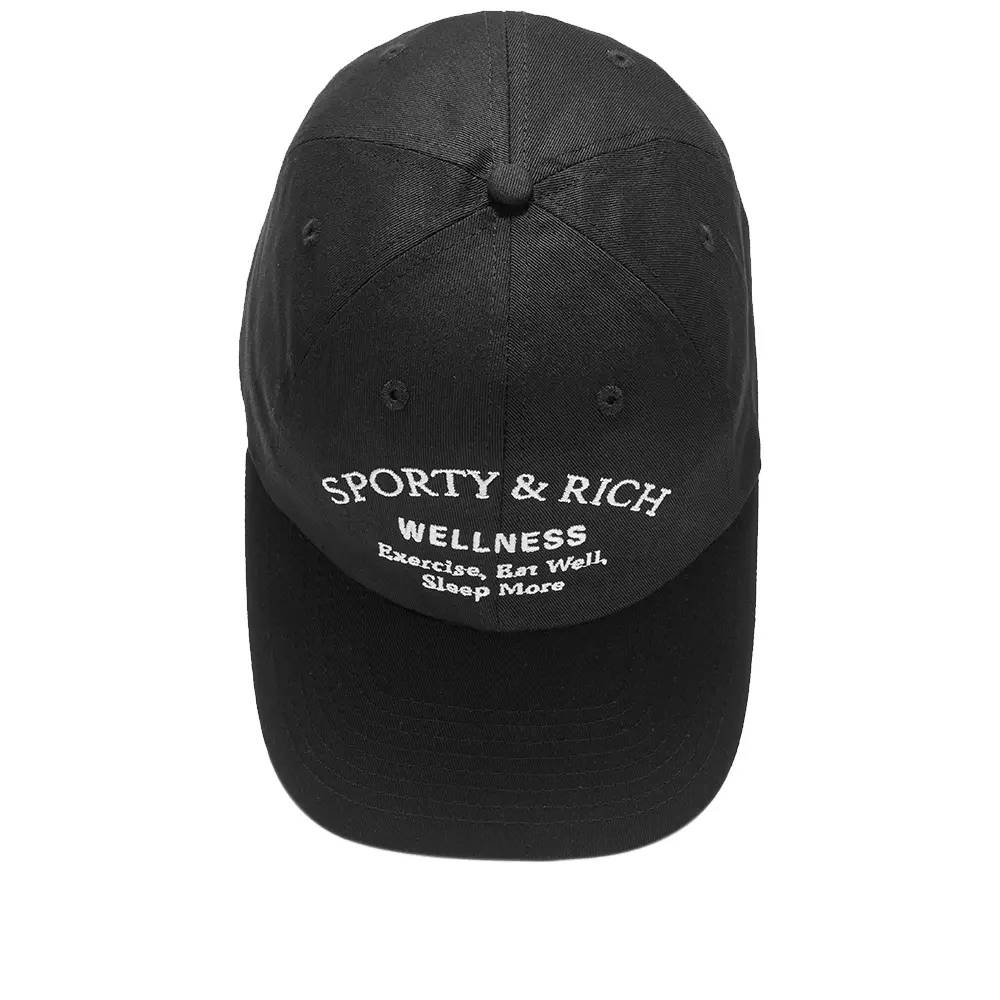 Sporty & Rich Wellness Studio Cap - Noir | The Sole Supplier