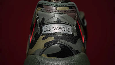 Supreme x Nike Air Max 96 Camo First Look Back Closeup