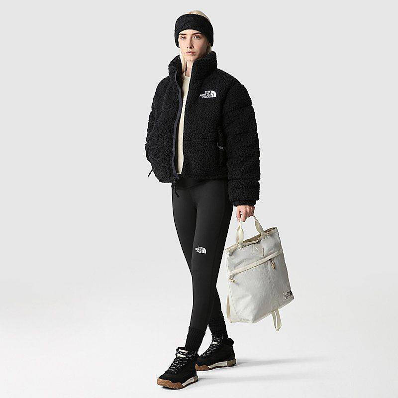 The North Face High Pile Nuptse Jacket Black Full Image