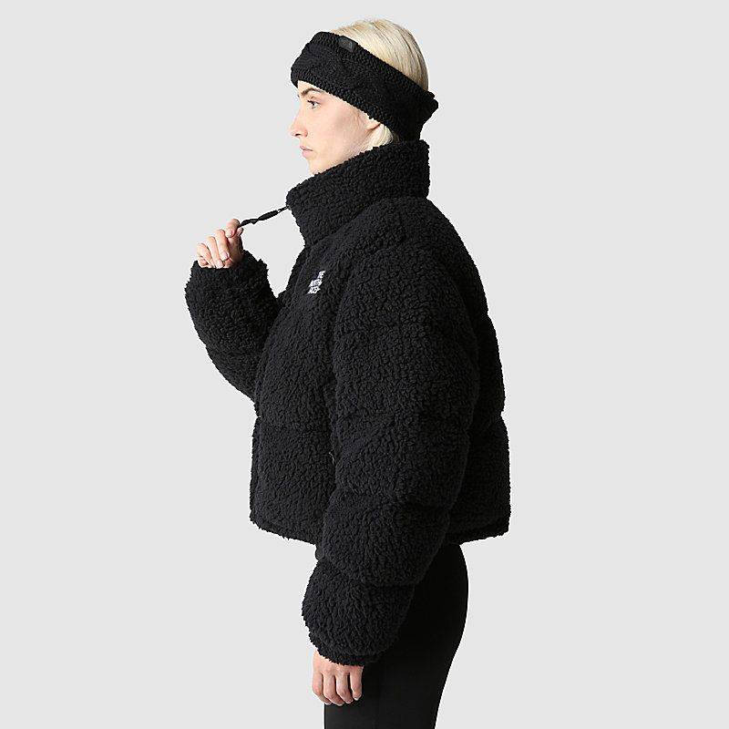 The North Face High Pile Nuptse Jacket Black Side View