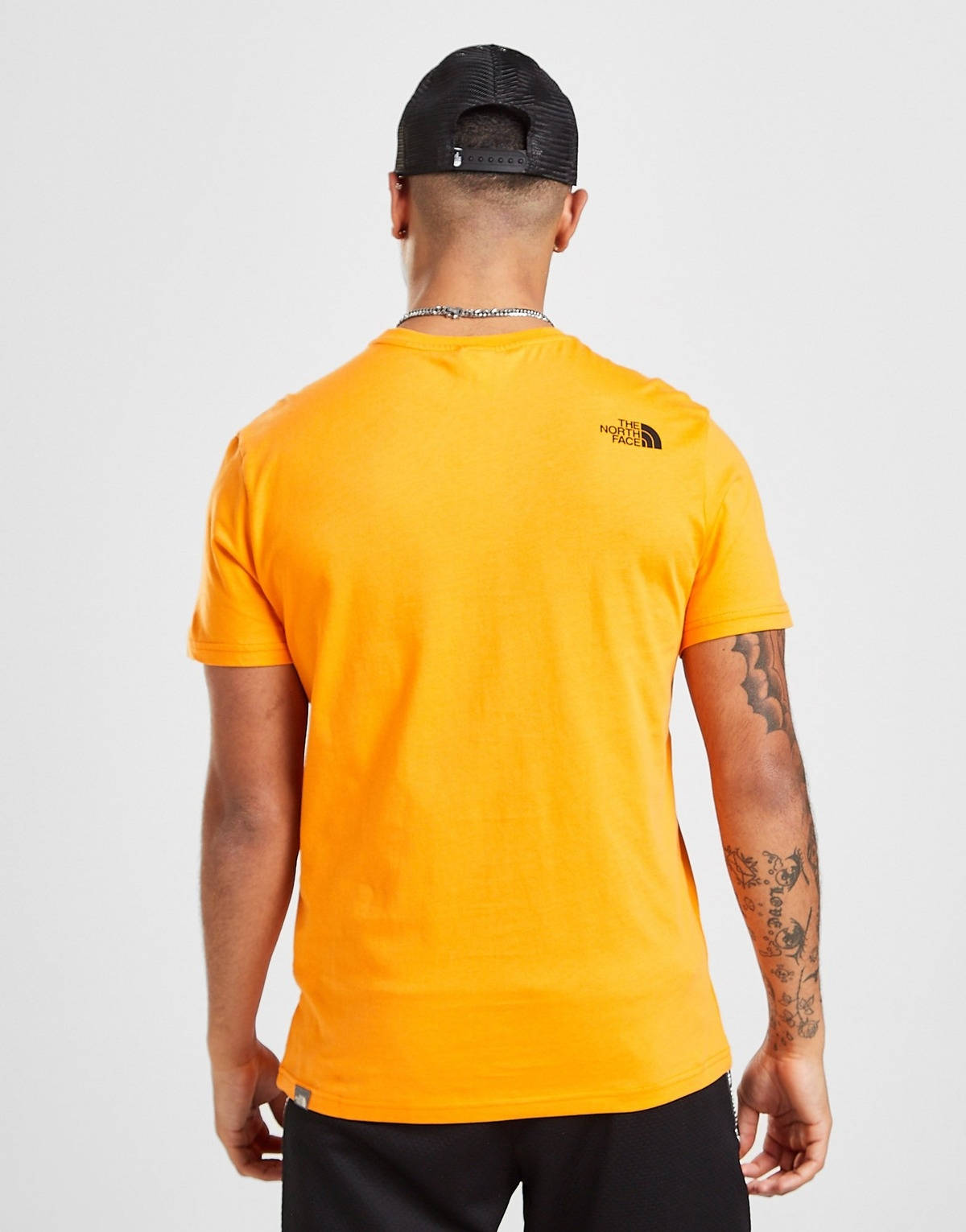 The North Face Simple Dome T-Shirt Orange Back
