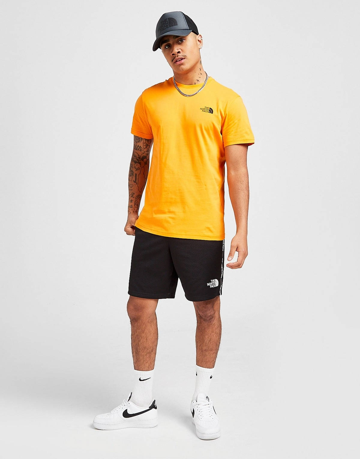 The North Face Simple Dome T-Shirt Orange Full