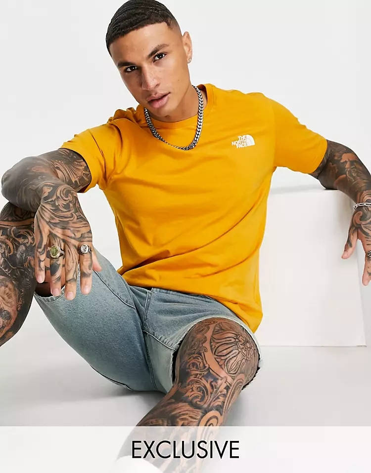 The North Face Simple Dome T-Shirt Yellow