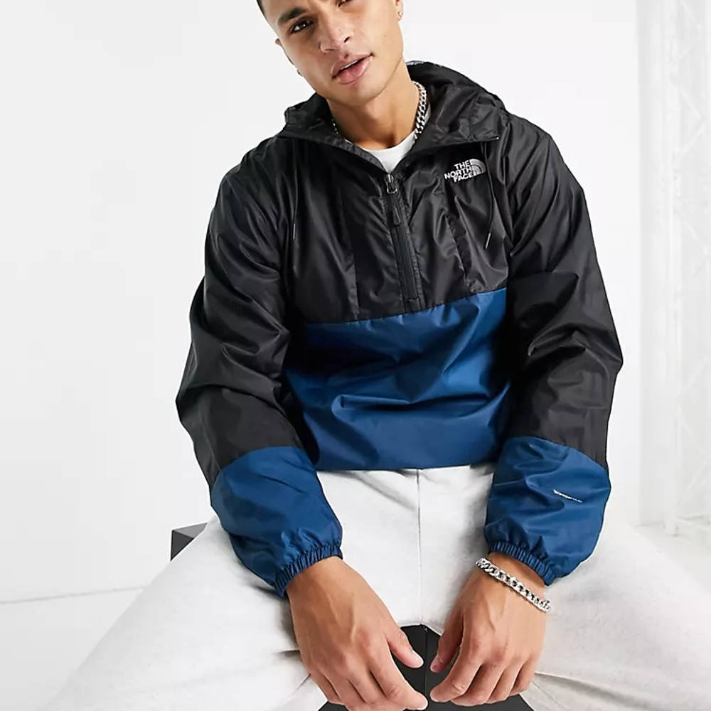 The North Face Wind Anorak Jacket - Indigo | The Sole Supplier