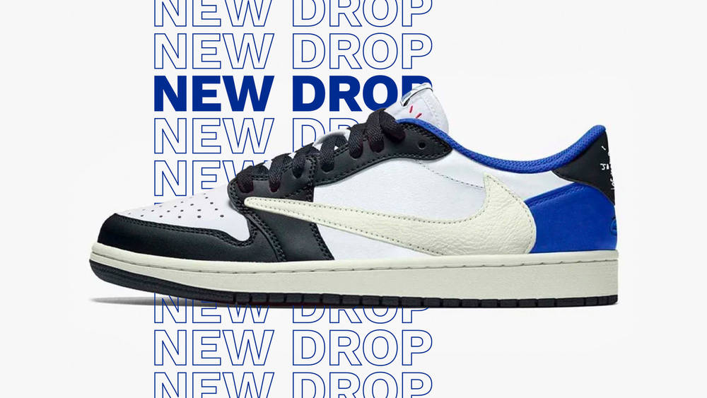 Image via zsneakerheadz Travis Scott x fragment design x Air Jordan 1 Low