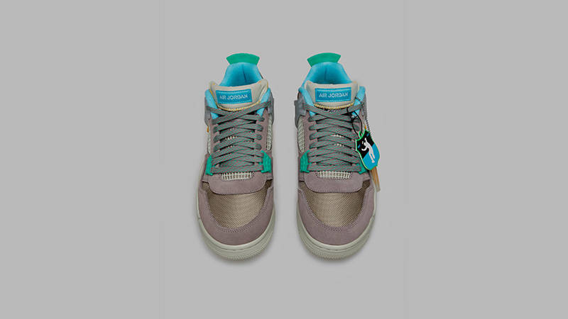 Union x Air Jordan 4 30th Anniversary Taupe Haze Blue Fury middle