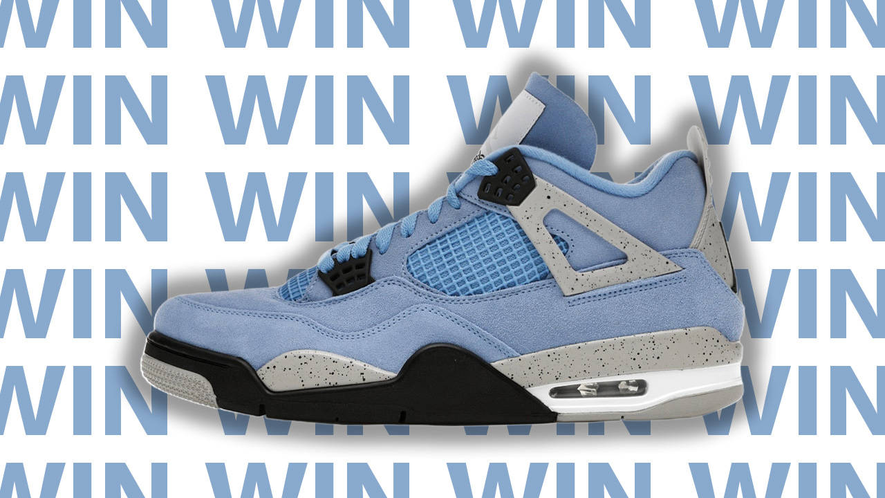 Giveaway: WIN the Air Jordan 4 "University Blue"!