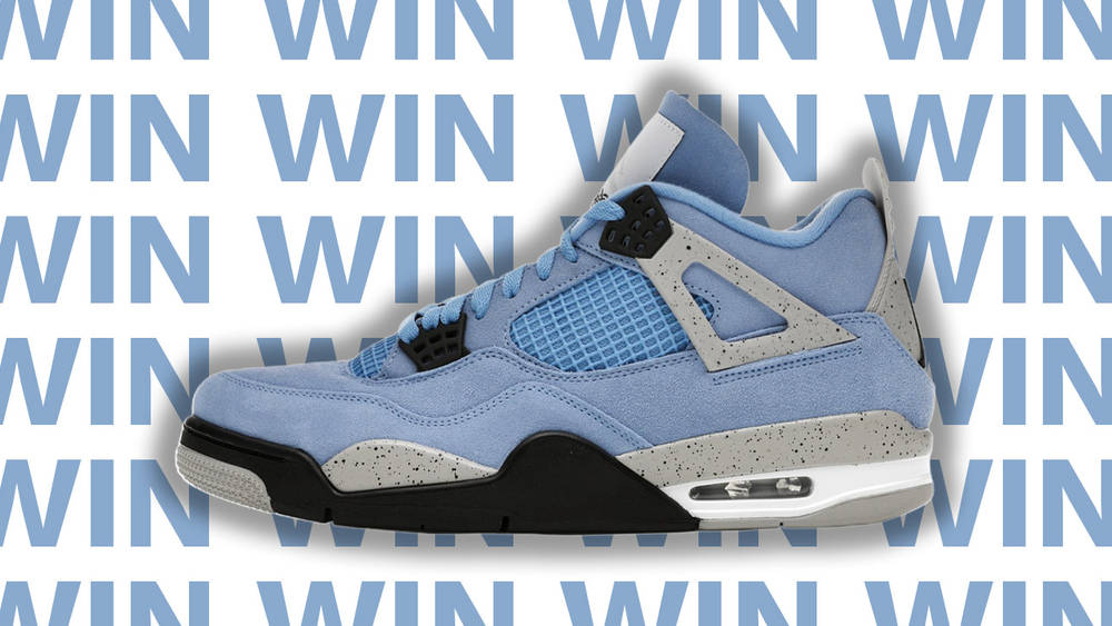 Giveaway: WIN the Air Jordan 4 "University Blue"!