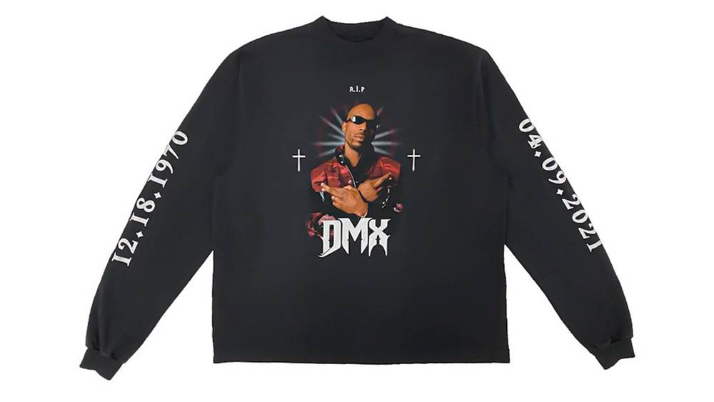 Image via Yeezy Balenciaga x Yeezy Come Together for a Dmx Tribute Tee
