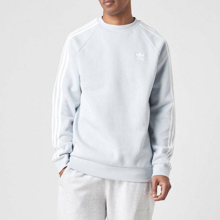 adidas light blue sweatshirt