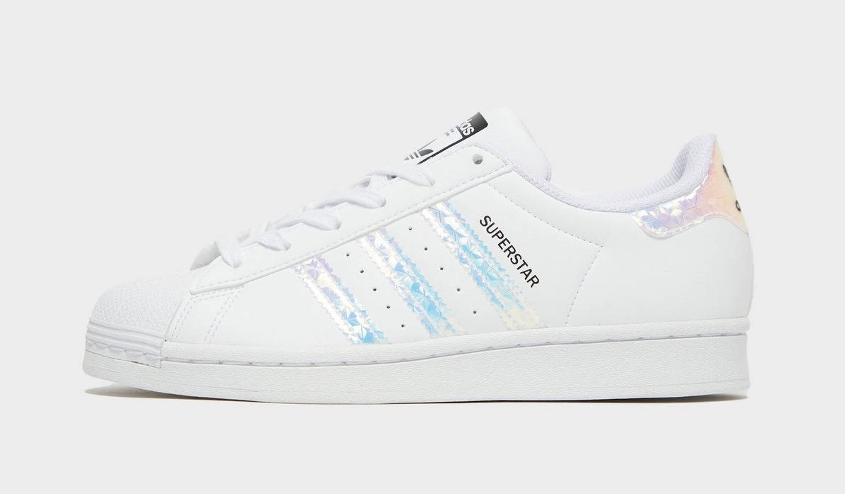 adidas Superstar White Glitter