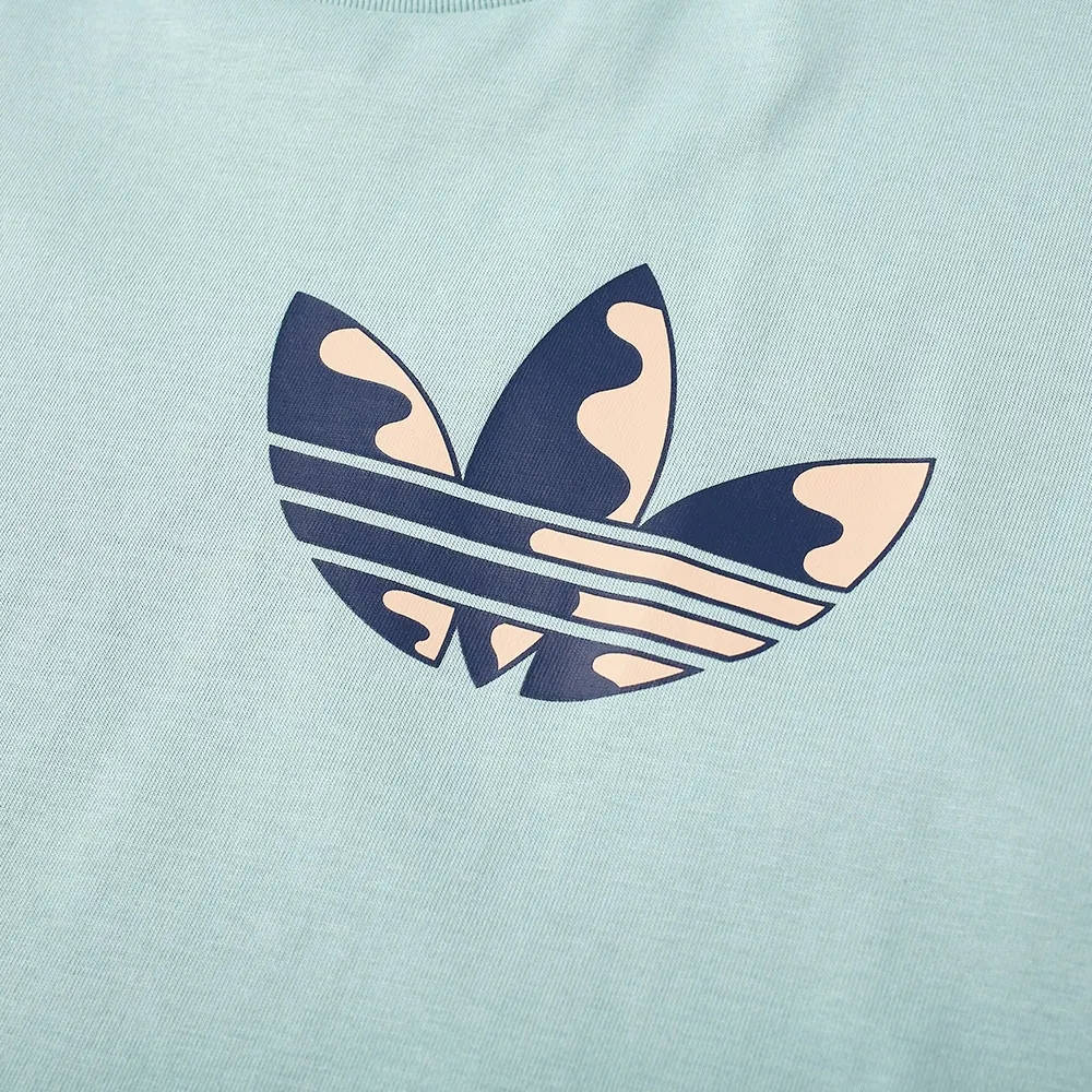 adidas Surreal Summer Graphic T-Shirt - Hazy Green | The Sole Supplier