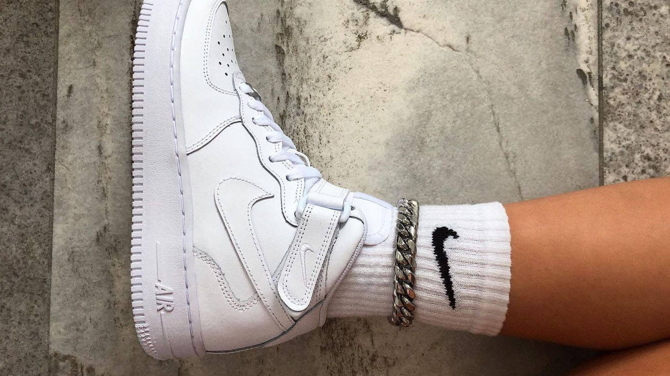 Air Force 1 Mid White GS