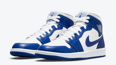 nike jordan white blue