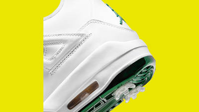 jordan 4 golf shoes metallic green