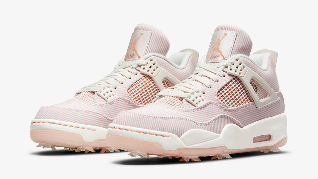 yellow and pink jordan 4