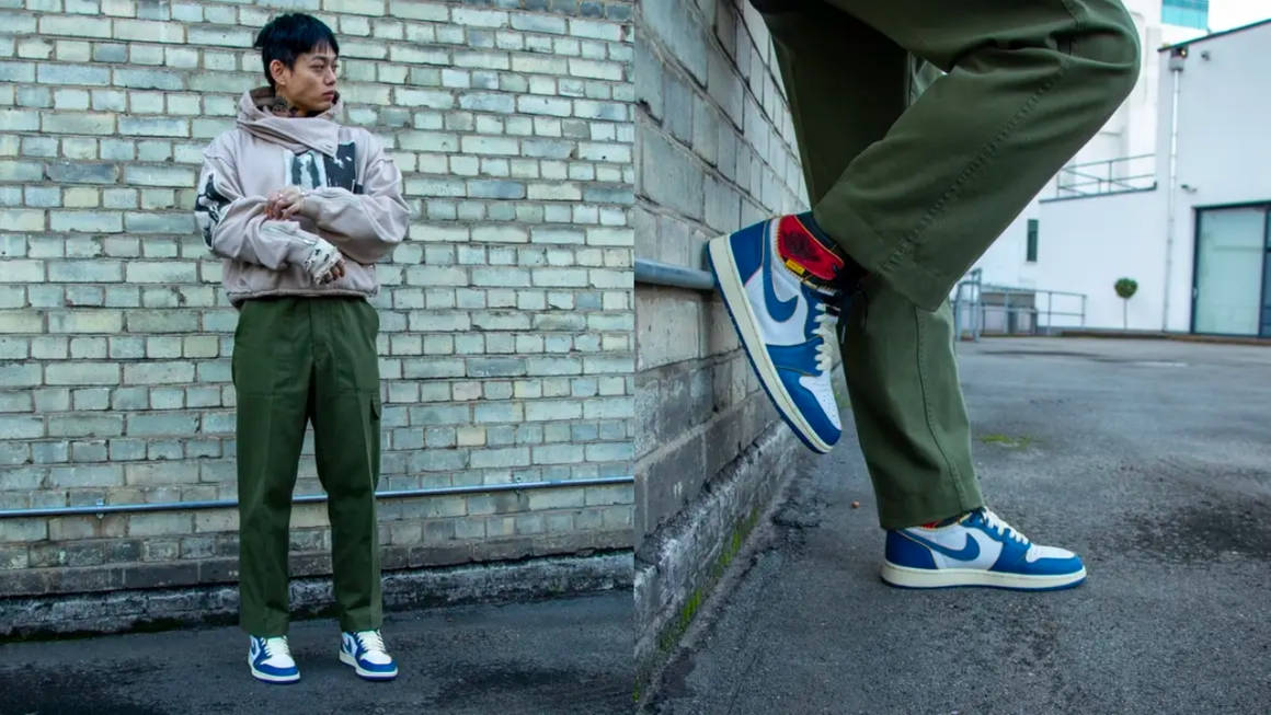 cargo pants and jordan 1s