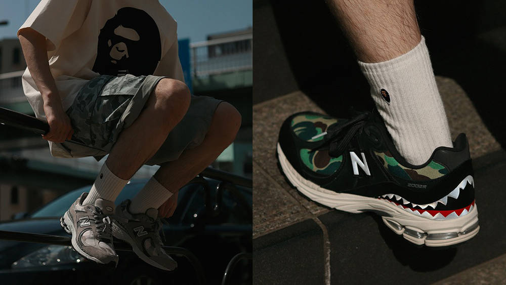Image via BAPE BAPE x New Balance 2002R Collection