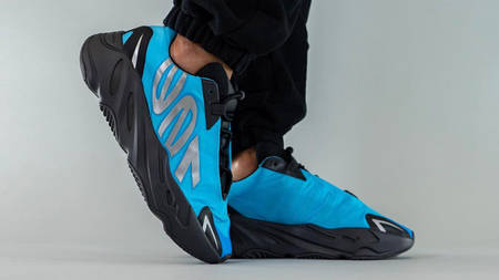 Get Up Close With the Yeezy Boost 700 MNVN "Bright Cyan" Get Up Close With the Yeezy Boost 700 MNVN "Bright Cyan"