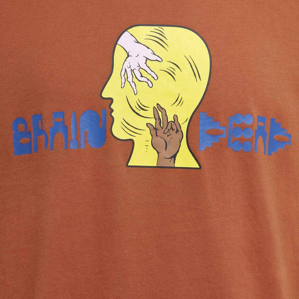 Brain Dead Handheld T-Shirt Brown print
