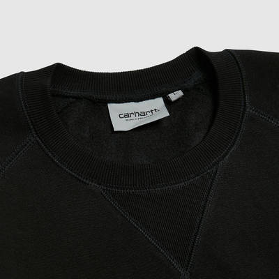 Carhartt WIP Chase Sweatshirt Black Detail 2