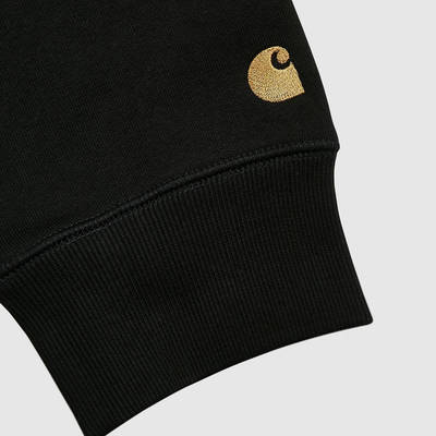 Carhartt WIP Chase Sweatshirt Black Detail