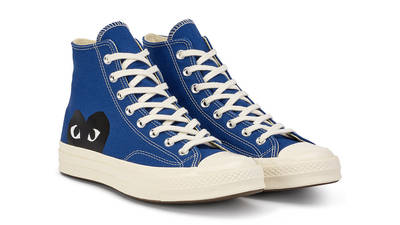 Comme des Garcons Play x Converse Chuck Taylor All Star 70 Hi Blue Side