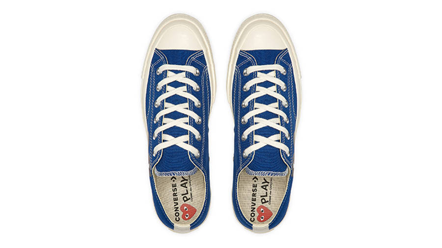 Comme des Garcons Play x Converse Chuck Taylor All Star 70 Low Blue Top