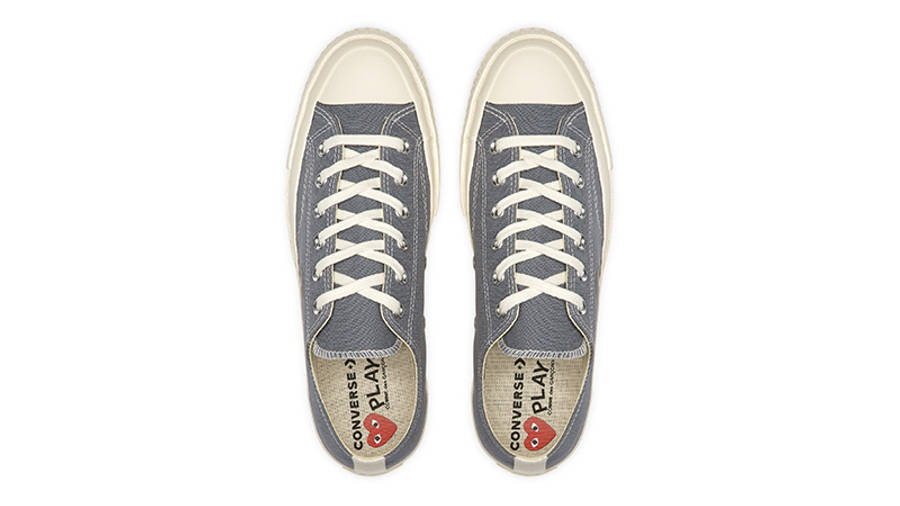 Comme des Garcons Play x Converse Chuck Taylor All Star 70 Low Grey Top