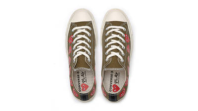 Comme des Garcons Play x Converse Chuck Taylor All Star 70 Low Khaki Top