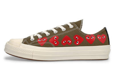 Comme des Garcons Play x Converse Chuck Taylor All Star 70 Low Khaki