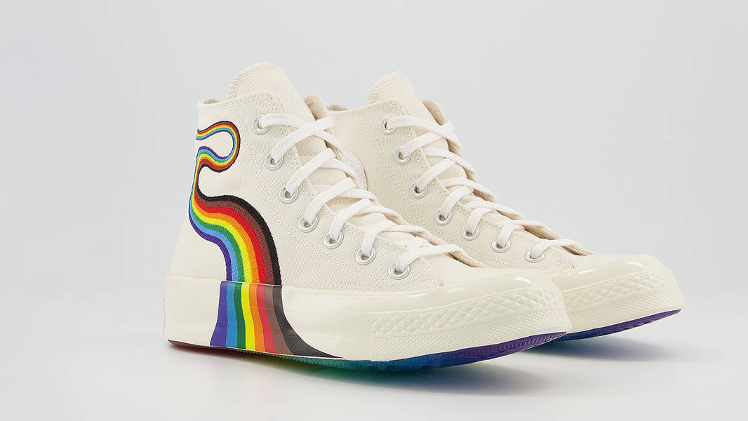 Converse Chuck 70 Pride Hi Egret Front
