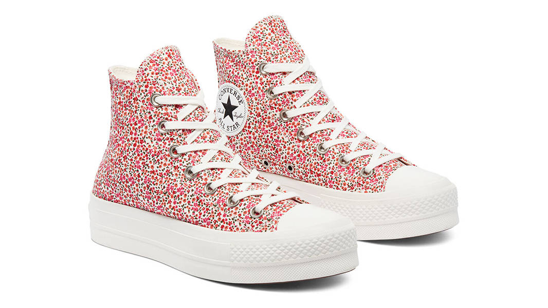 platform converse floral
