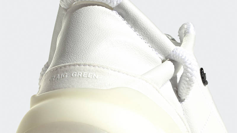 Craig Green x adidas ZX 2K Phormar II Core White Closeup