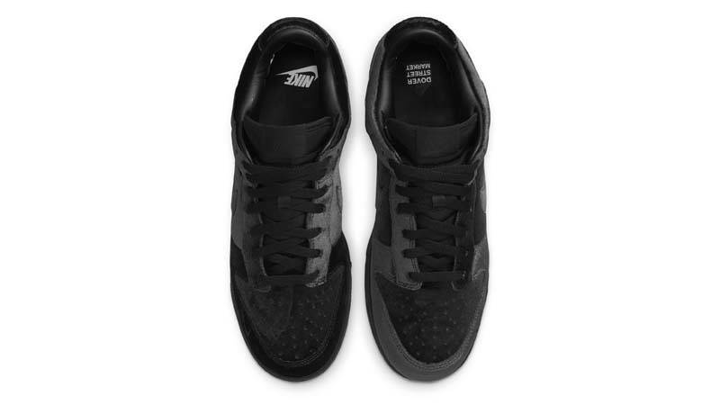Dover Street Market x Nike Dunk Low Triple Black Middle