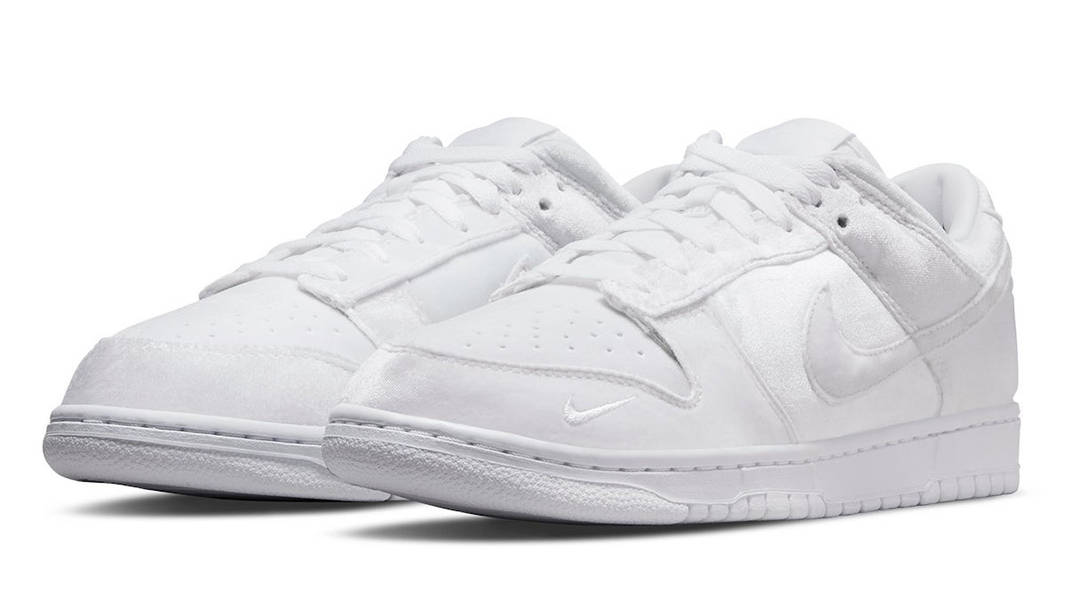 Dover Street Market x Nike Dunk Low Triple White DH2686-100 Side