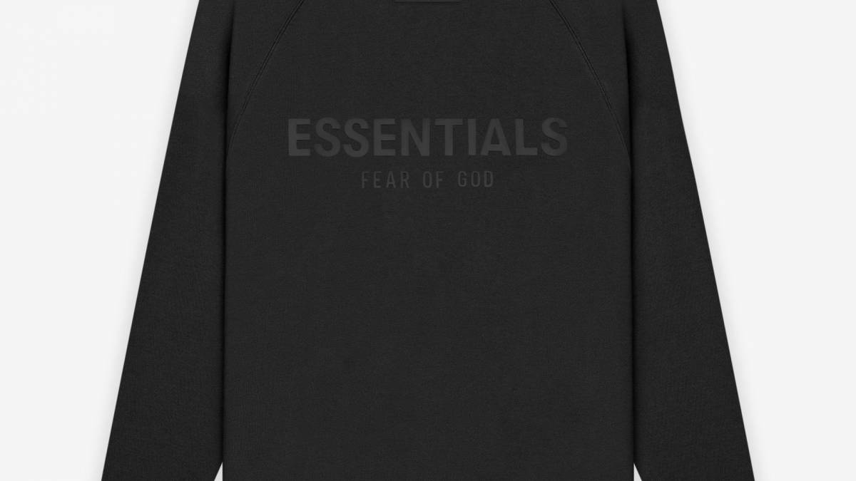 fog essentials crewneck black