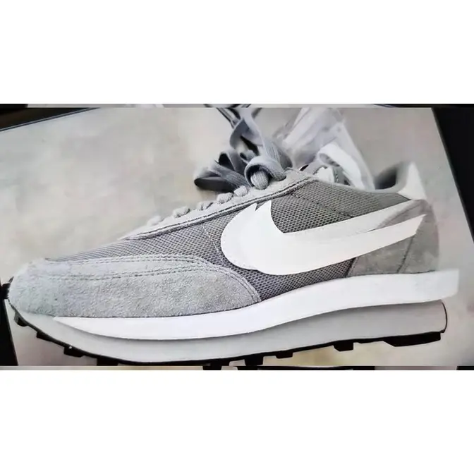fragment design x sacai x nike ldwaffle grey
