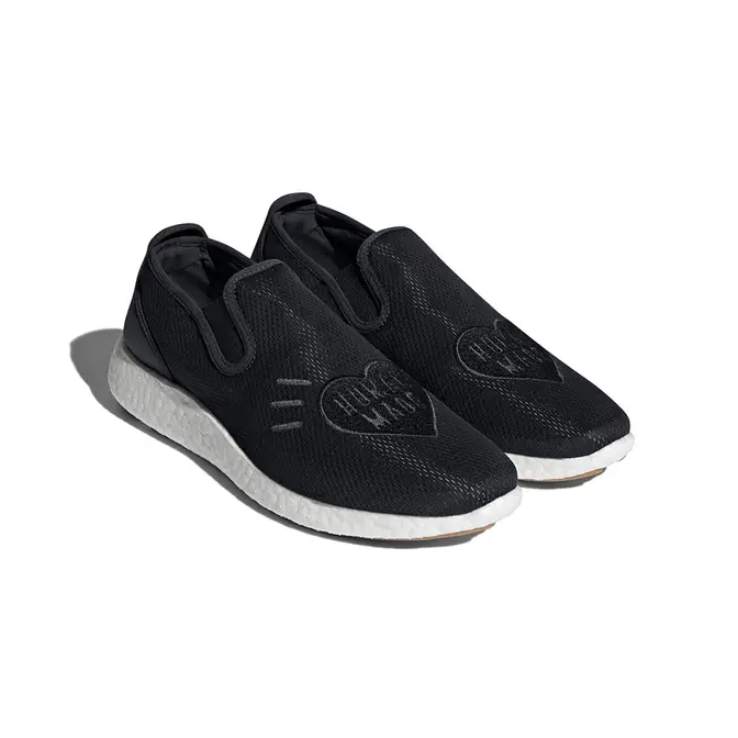 Human Made x adidas Slip On Pure HM Core Black Front