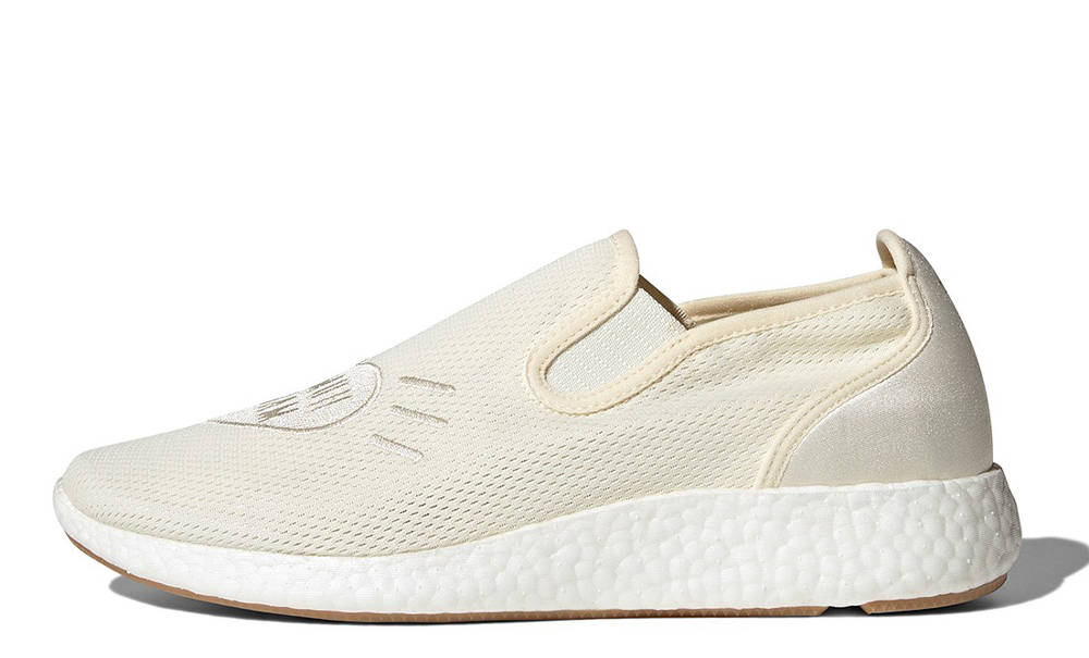 White adidas best sale slip ons