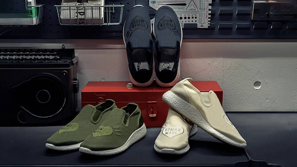 Image via adidas Human Made x adidas Slipon Pure HM