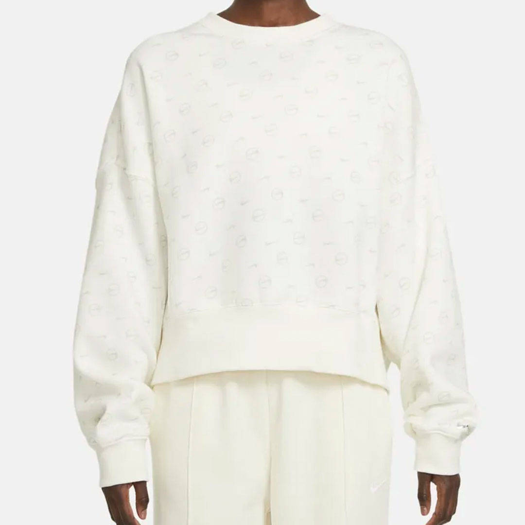 ivory nike sweatshirt logos