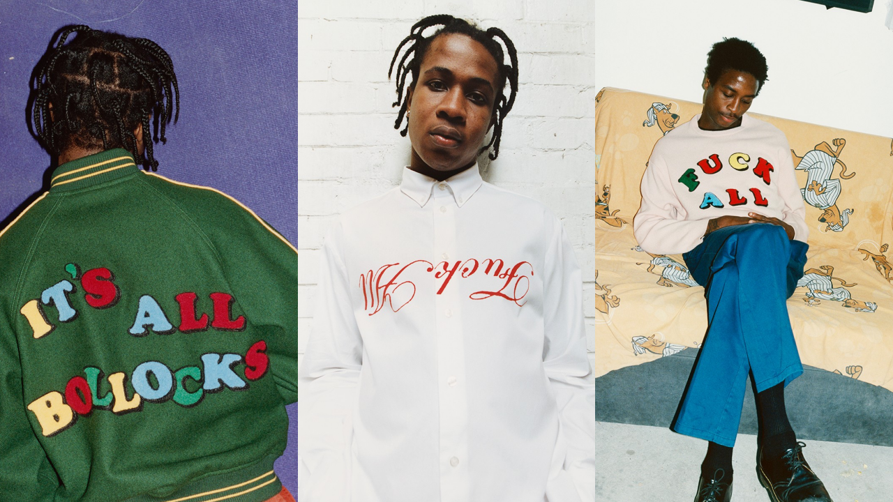 SUPREME × Jamie Reid 21SS Varsity Jacket Supreme Jamie Reid It's All Bollocks Varsity Jacket (SS21