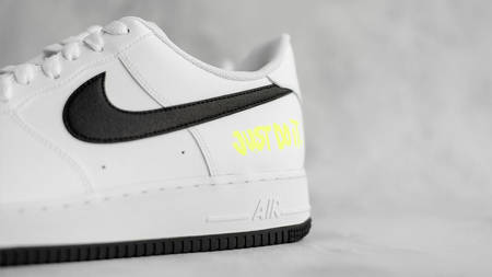 The Nike Air Force 1 "Just Do It" Has a Rebellious Side The Nike Air Force 1 "Just Do It" Has a Rebellious Side