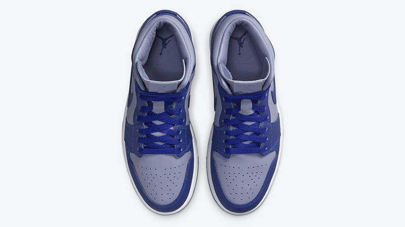 Jordan 1 Mid Grey Blue DH7821-500 Top